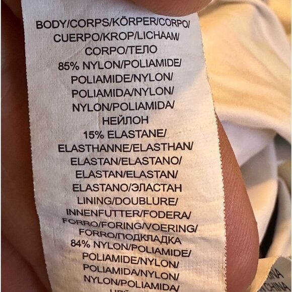 TRINA TURK Tropic Waves Off-the-shoulder Bandeau One-piece Swimsuit Medium 8 - Picture 9 of 10